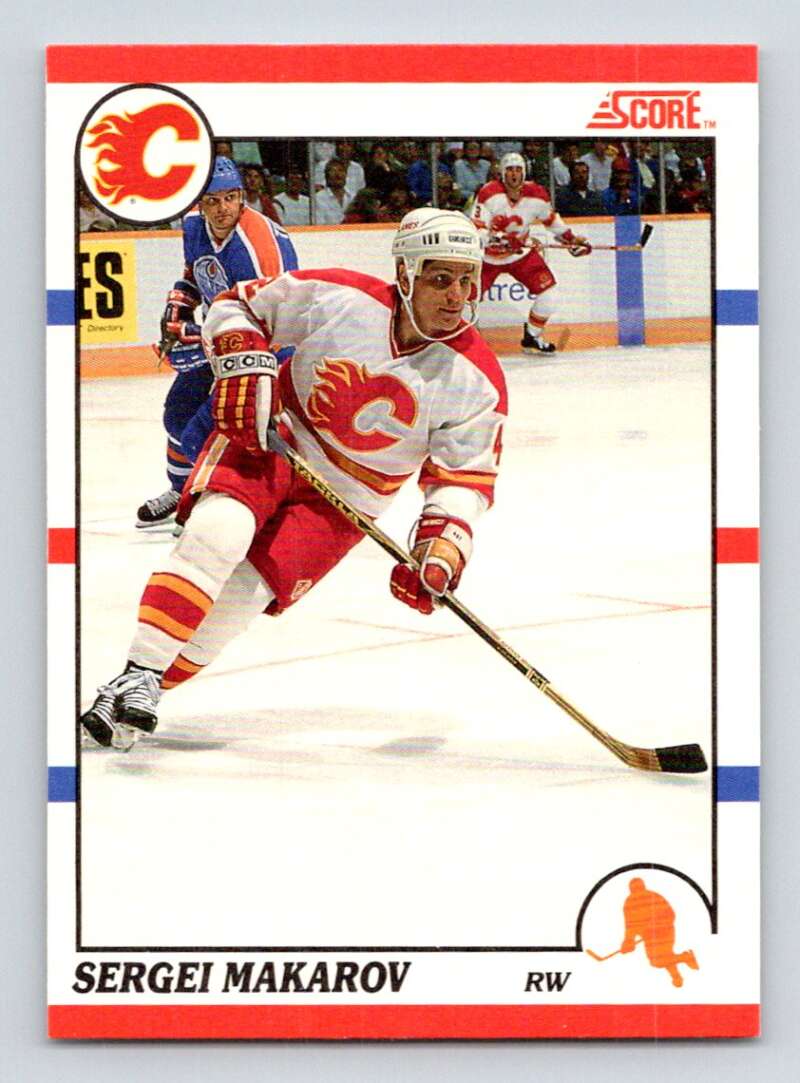1990-91 Score Canadian Hockey #71 Sergei Makarov RC Rookie Image 1