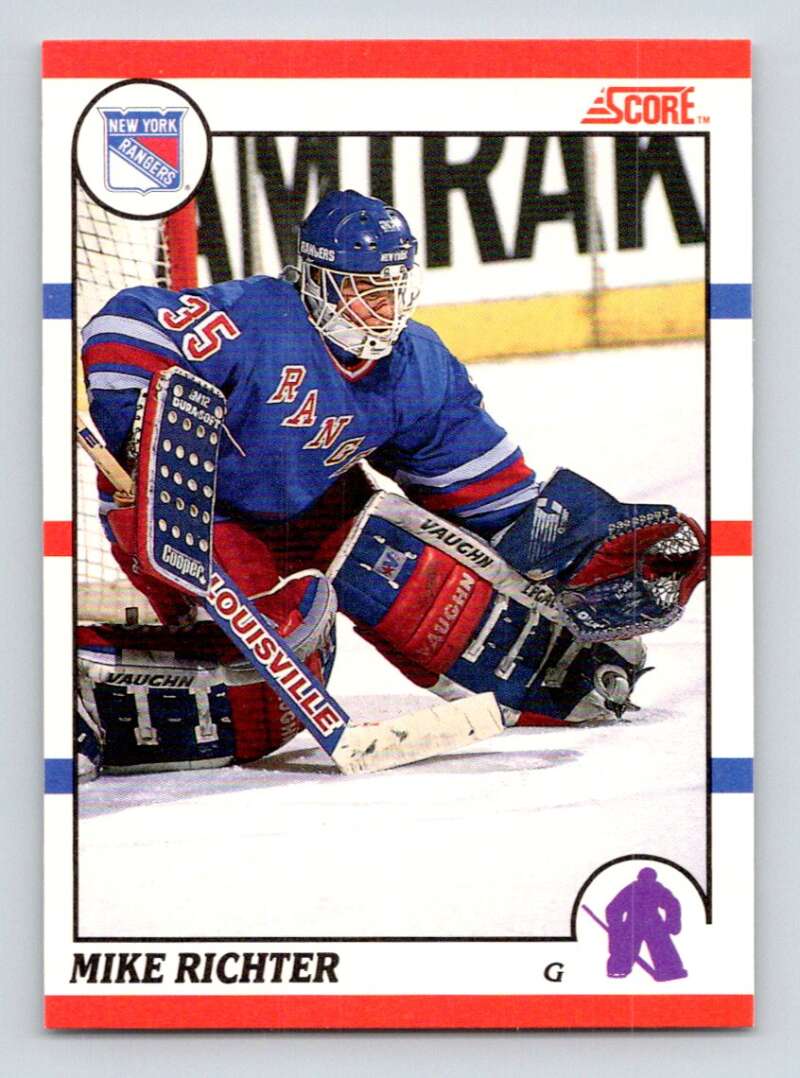 1990-91 Score Canadian Hockey #74 Mike Richter RC Rookie Image 1