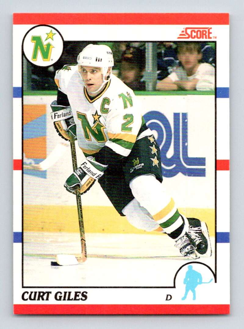 1990-91 Score Canadian Hockey #94 Curt Giles Minnesota North Stars Image 1