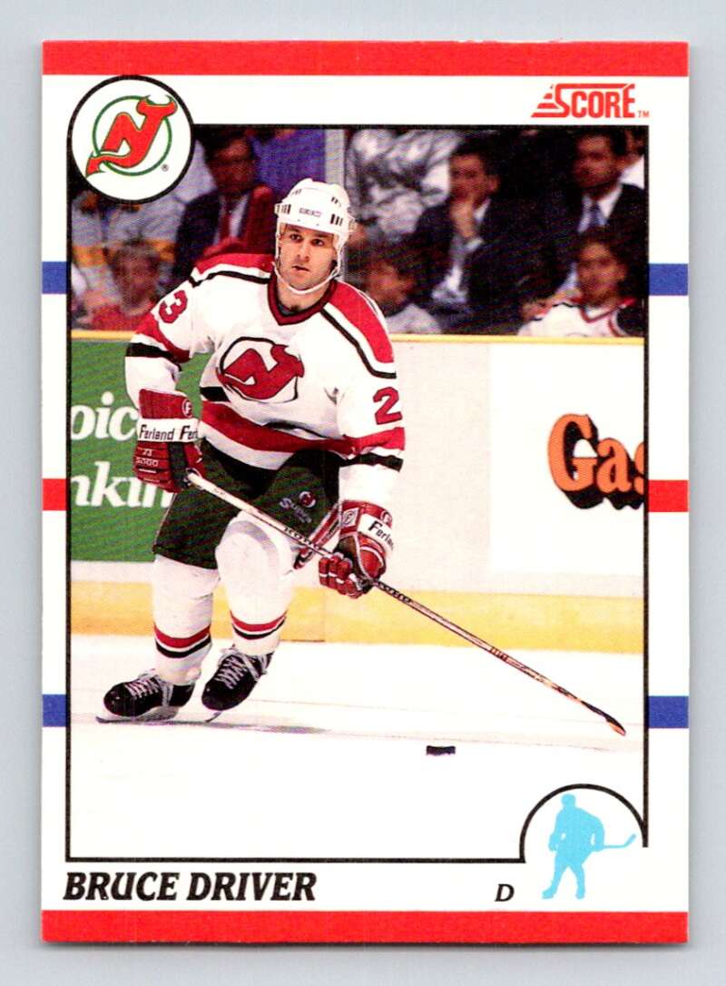 1990-91 Score Canadian Hockey #109 Bruce Driver New Jersey Devils Image 1