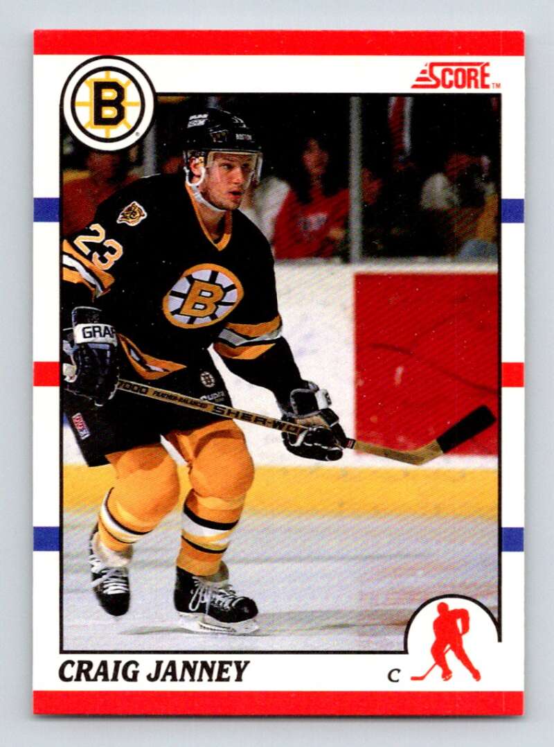 1990-91 Score Canadian Hockey #118 Craig Janney Image 1