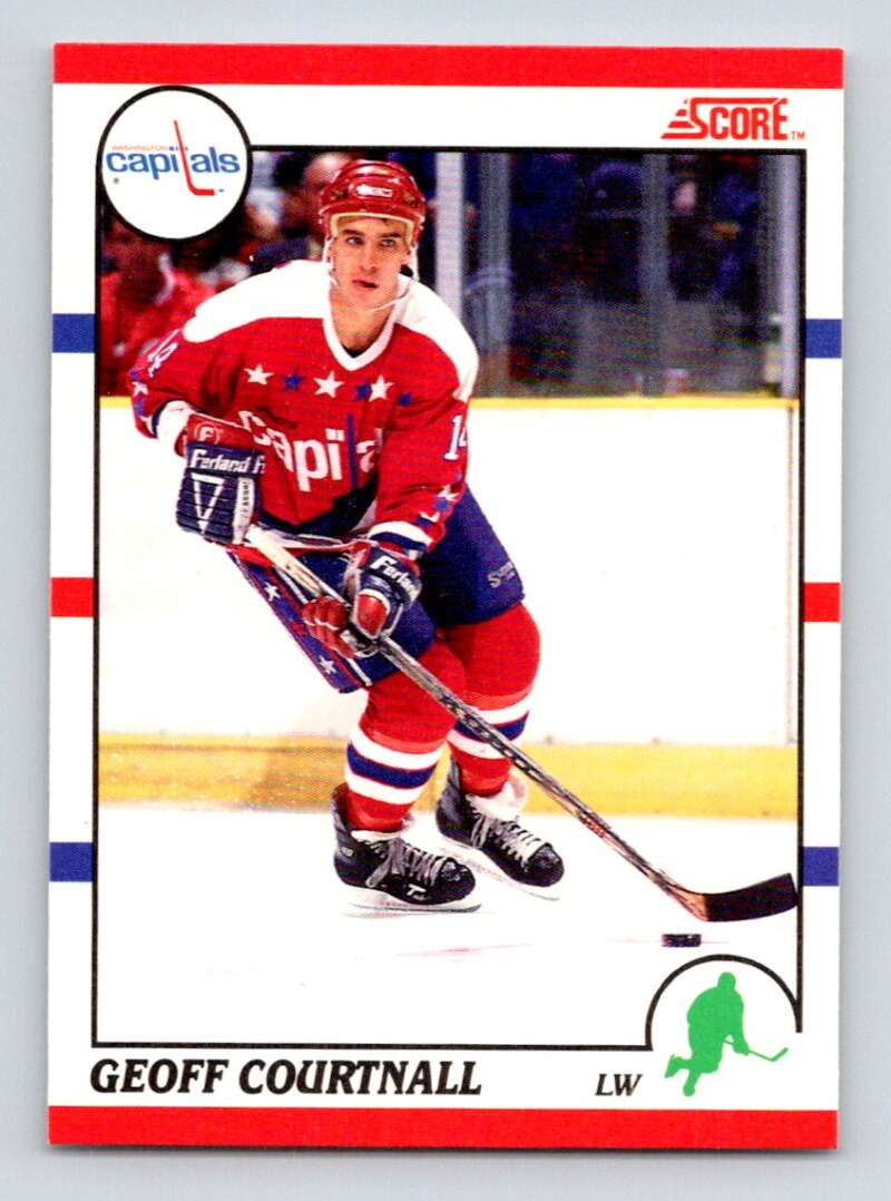 1990-91 Score Canadian Hockey #124 Geoff Courtnall Image 1
