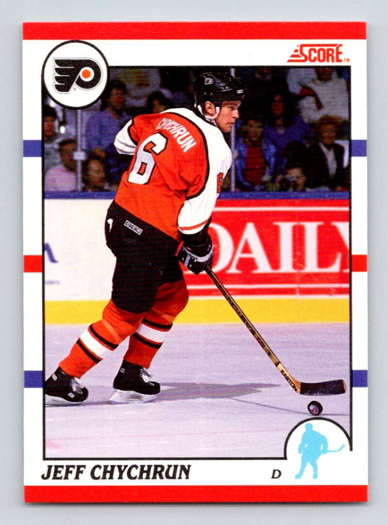 1990-91 Score Canadian Hockey #138 Jeff Chychrun Philadelphia Flyers Image 1