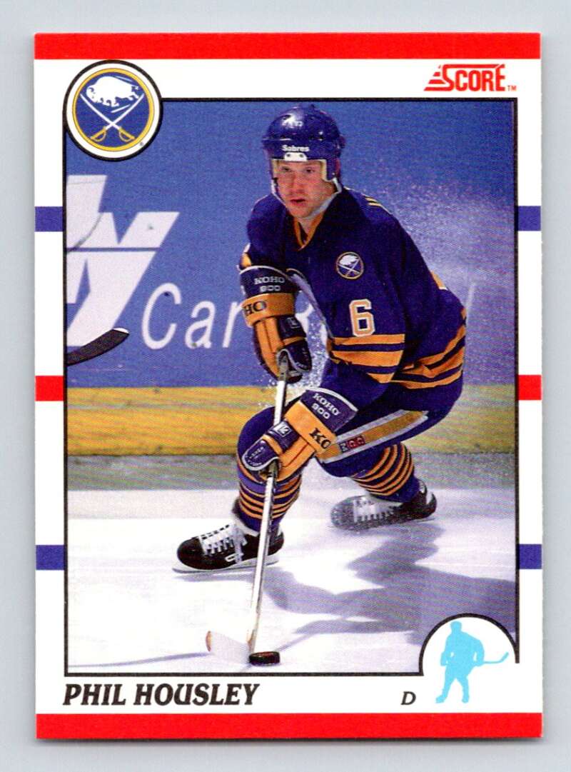 1990-91 Score Canadian Hockey #145 Phil Housley Buffalo Sabres Image 1