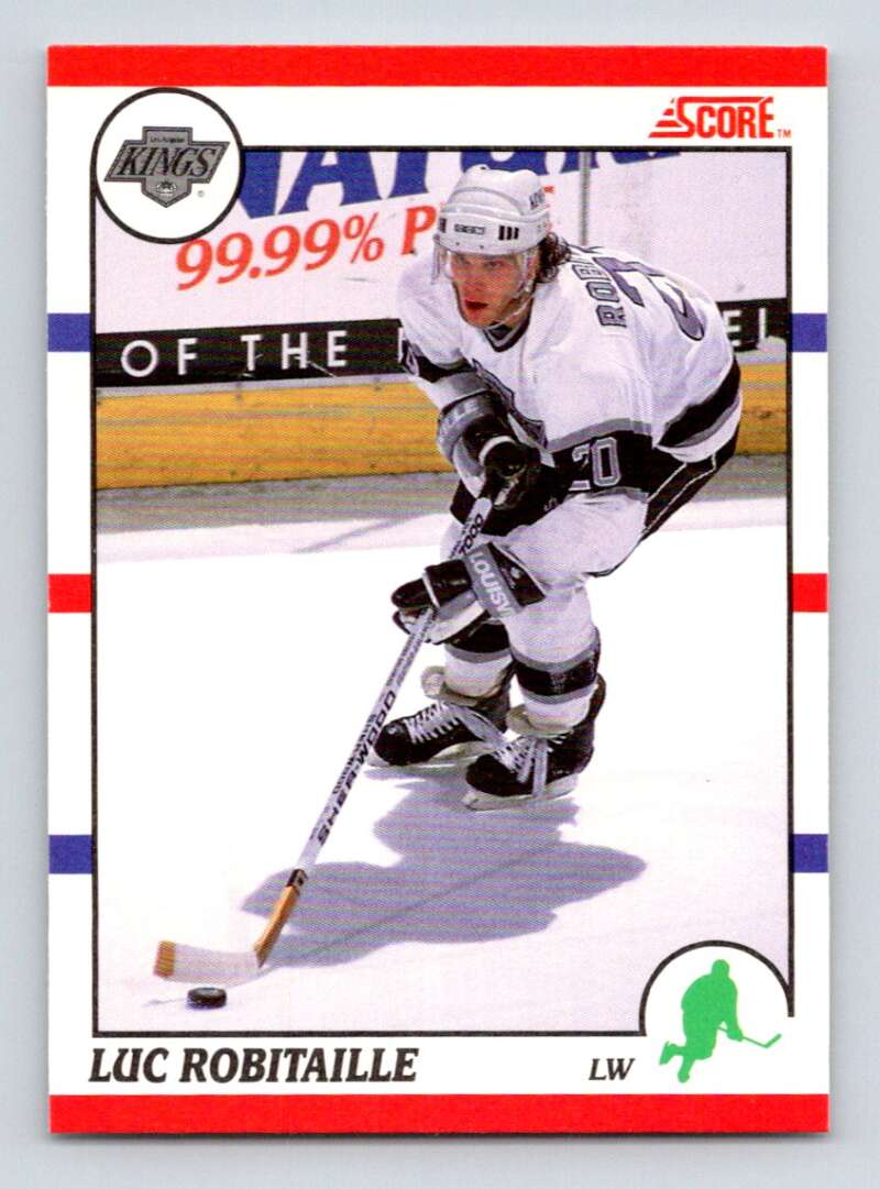 1990-91 Score Canadian Hockey #150 Luc Robitaille Los Angeles Kings Image 1