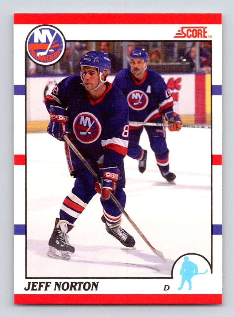 1990-91 Score Canadian Hockey #157 Jeff Norton New York Islanders Image 1