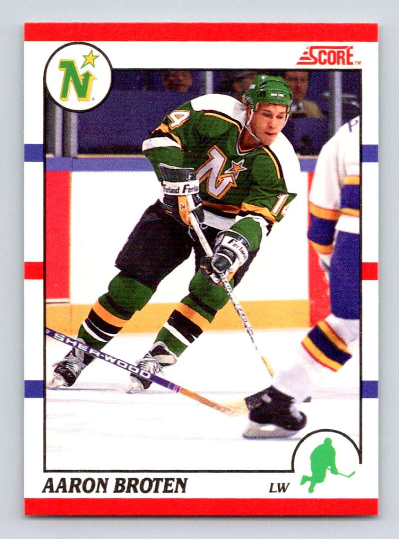 1990-91 Score Canadian Hockey #162 Aaron Broten UER Image 1