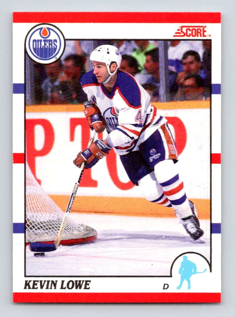 1990-91 Score Canadian Hockey #170 Kevin Lowe Edmonton Oilers Image 1