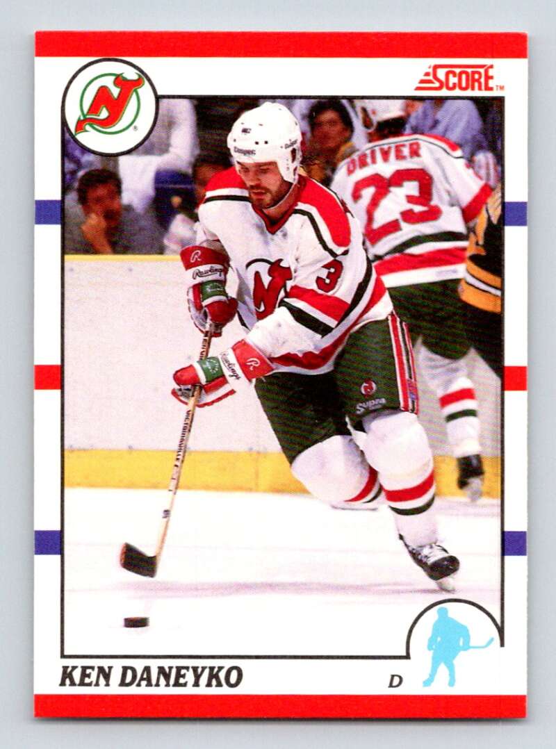 1990-91 Score Canadian Hockey #178 Ken Daneyko New Jersey Devils Image 1
