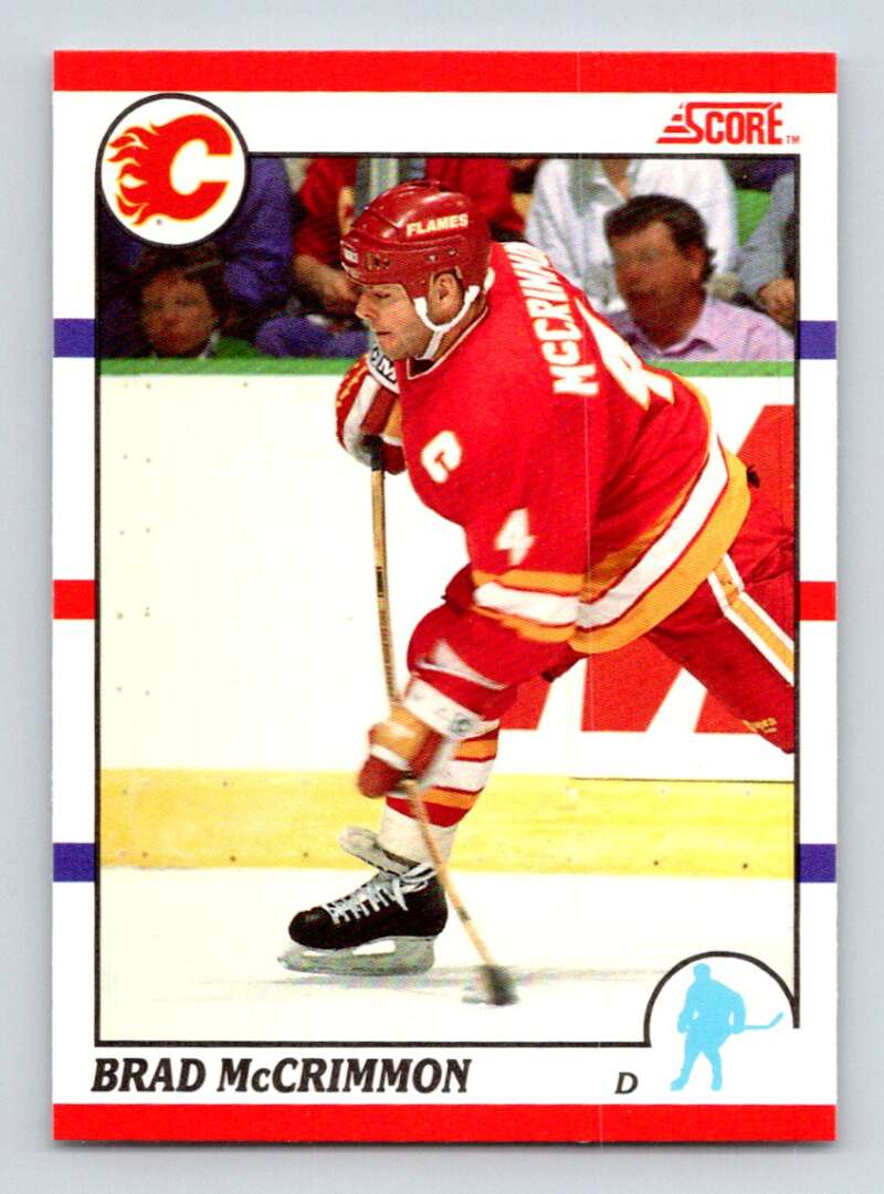 1990-91 Score Canadian Hockey #184 Brad McCrimmon Image 1