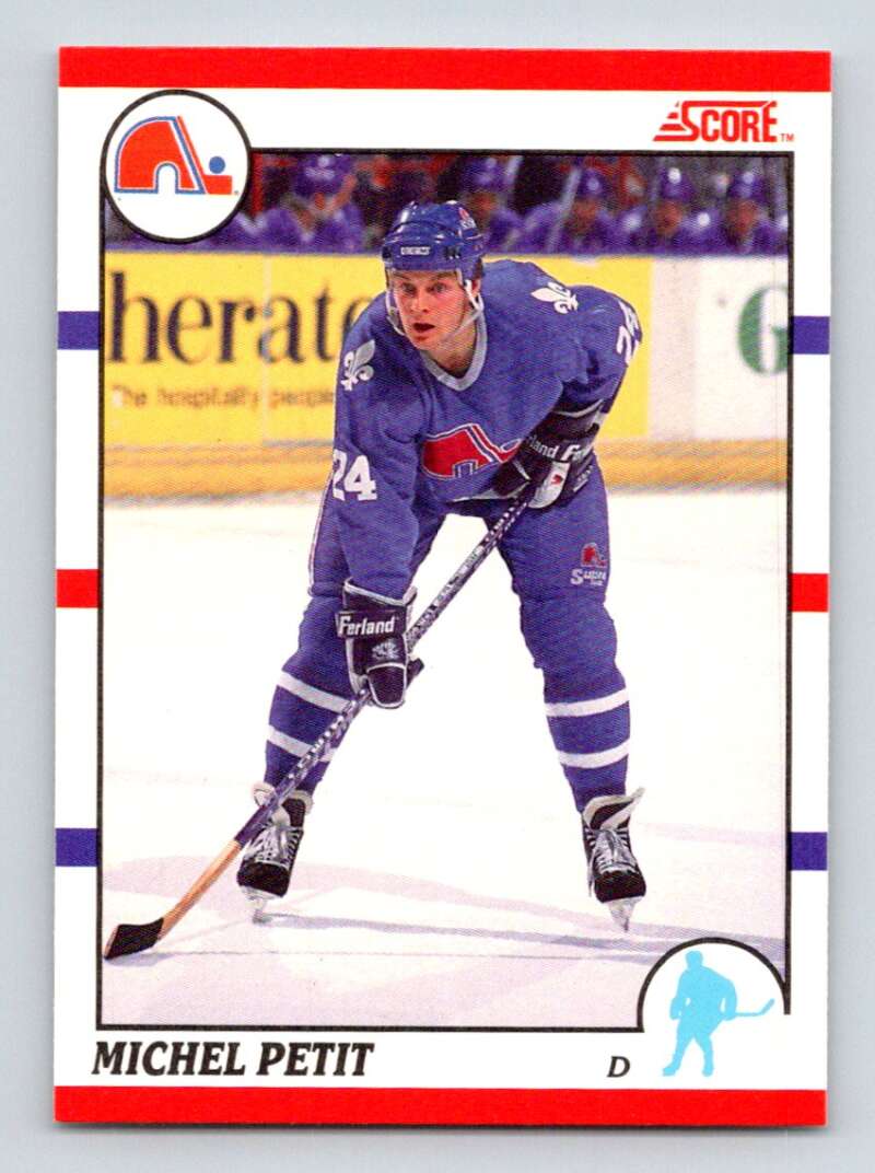 1990-91 Score Canadian Hockey #187 Michel Petit Image 1