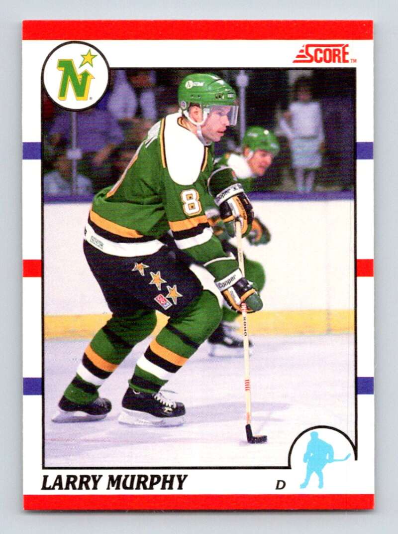1990-91 Score Canadian Hockey #206 Larry Murphy Minnesota North Stars Image 1