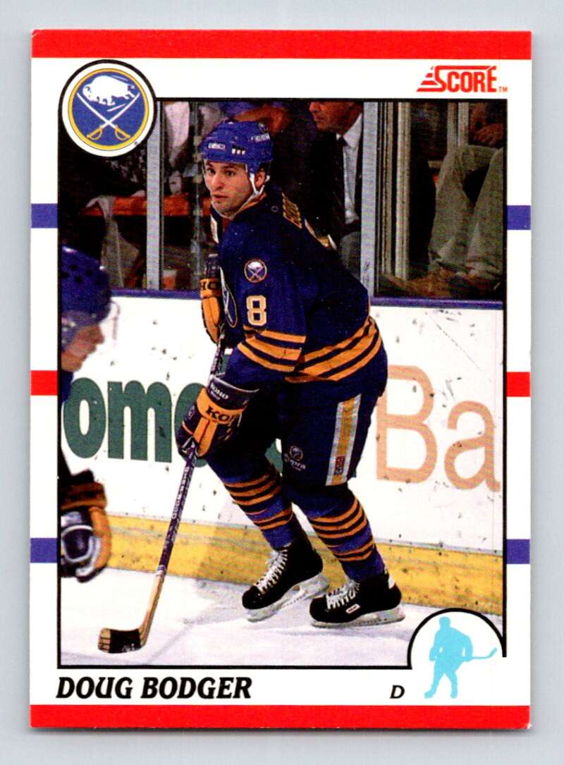 1990-91 Score Canadian Hockey #211 Doug Bodger Buffalo Sabres Image 1