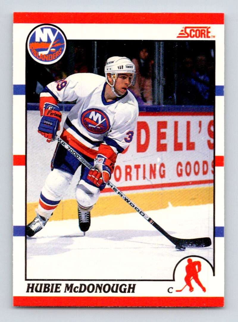 1990-91 Score Canadian Hockey #222 Hubie McDonough New York Islanders Image 1