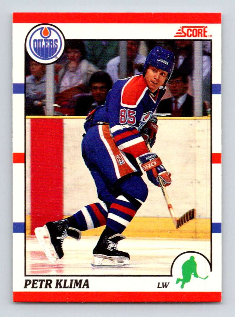 1990-91 Score Canadian Hockey #232 Petr Klima Edmonton Oilers Image 1