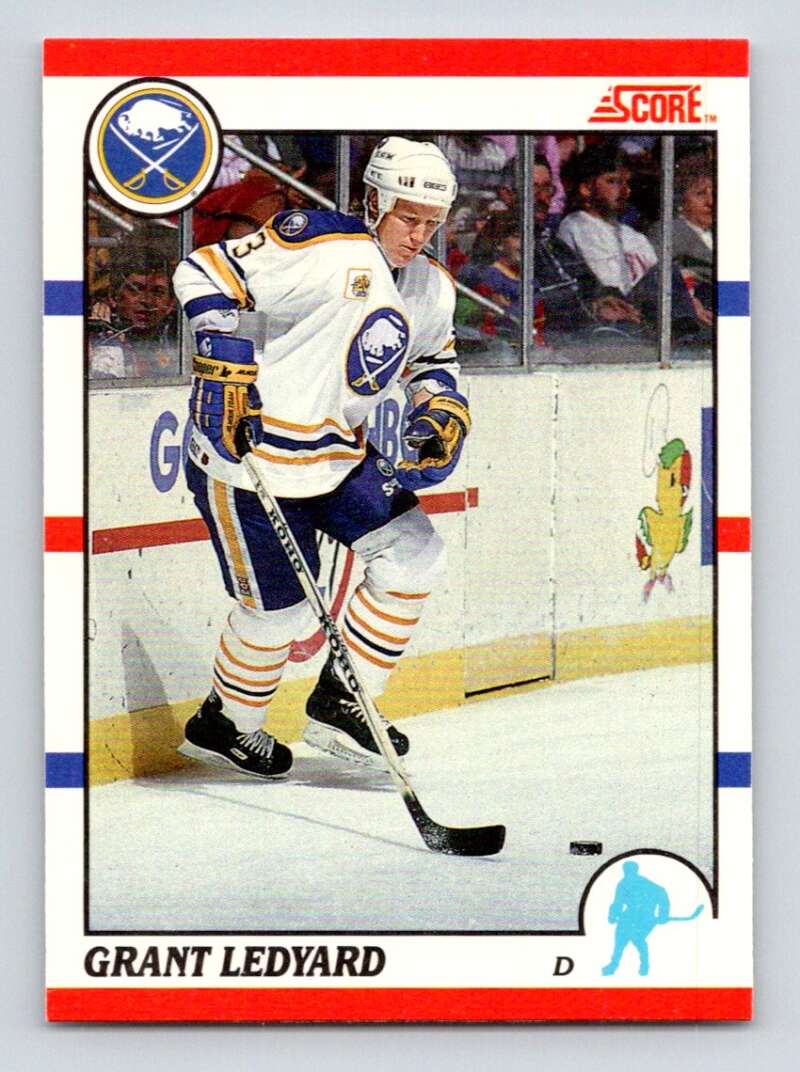 1990-91 Score Canadian Hockey #233 Grant Ledyard Buffalo Sabres Image 1