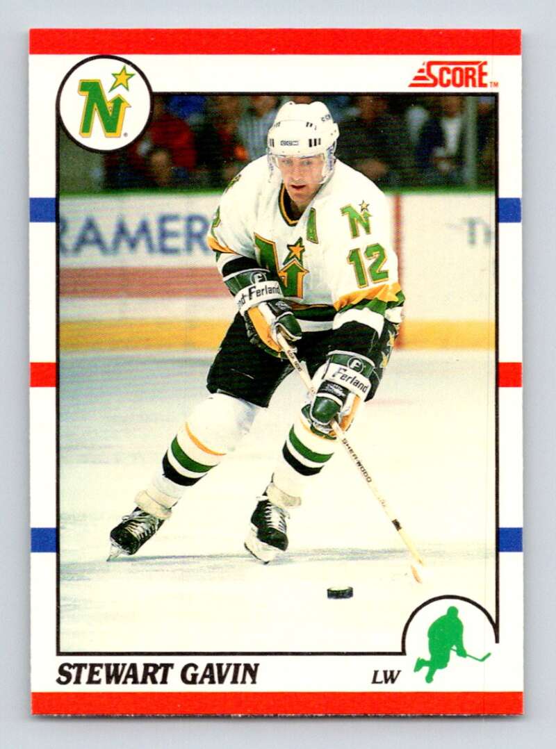 1990-91 Score Canadian Hockey #244 Stewart Gavin Minnesota North Stars Image 1