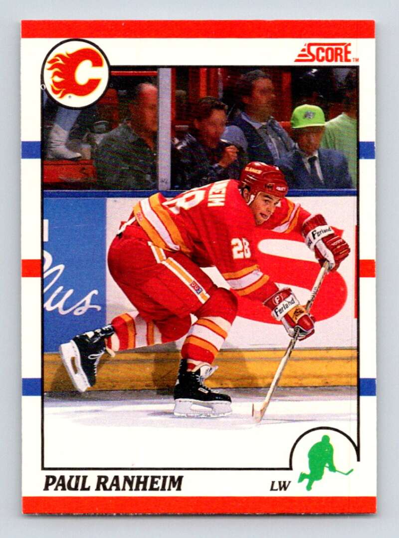 1990-91 Score Canadian Hockey #248 Paul Ranheim RC Rookie Calgary Flames Image 1