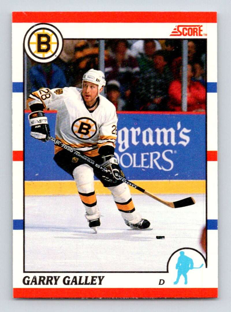 1990-91 Score Canadian Hockey #253 Garry Galley RC Rookie Boston Bruins Image 1