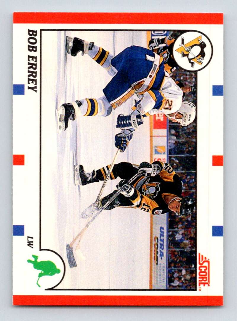 1990-91 Score Canadian Hockey #255 Bob Errey Pittsburgh Penguins Image 1
