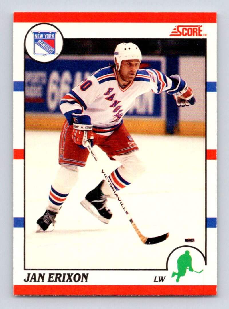 1990-91 Score Canadian Hockey #272 Jan Erixon New York Rangers Image 1