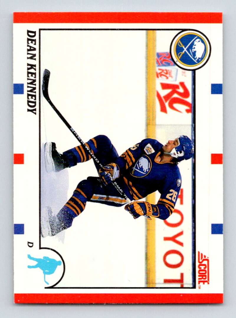 1990-91 Score Canadian Hockey #299 Dean Kennedy Buffalo Sabres Image 1