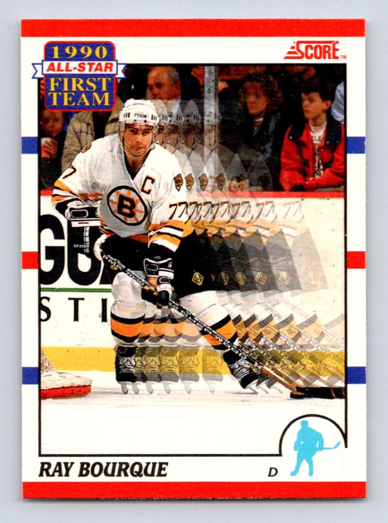 1990-91 Score Canadian Hockey #313 Ray Bourque Image 1