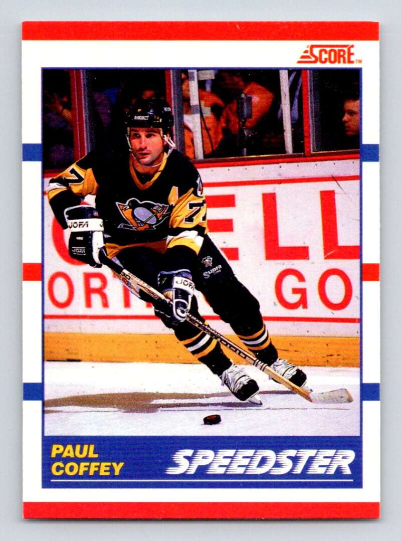 1990-91 Score Canadian Hockey #332 Paul Coffey Pittsburgh Penguins Image 1