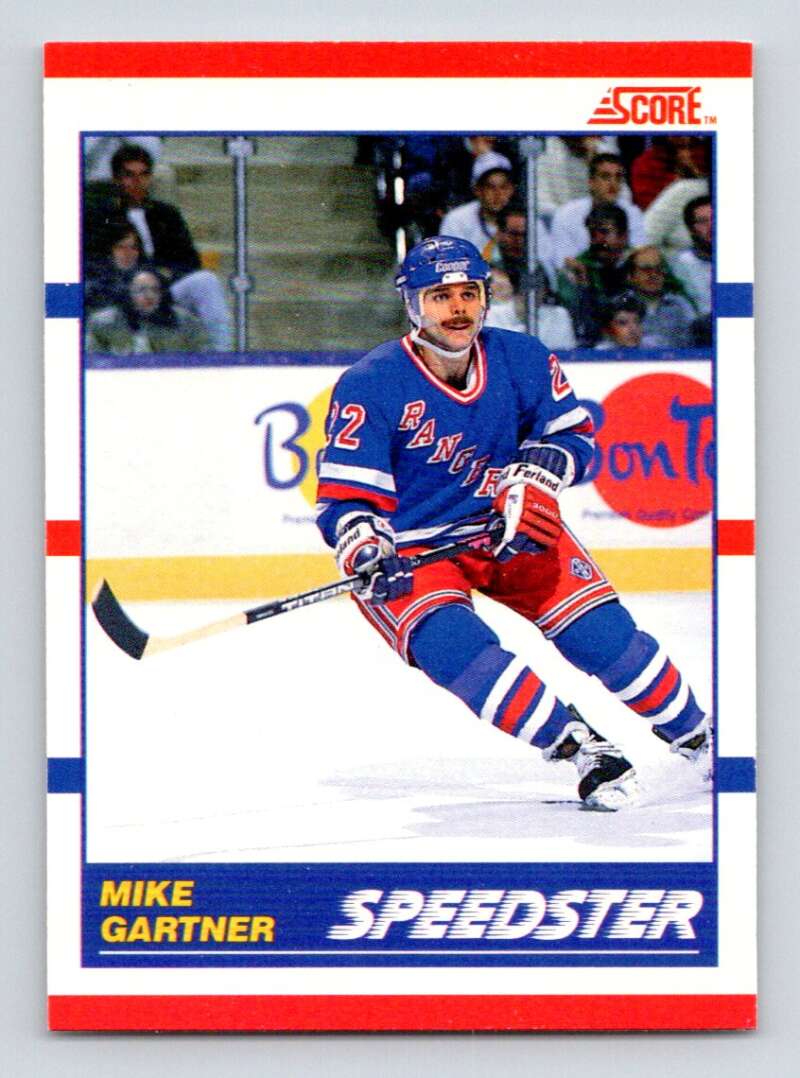 1990-91 Score Canadian Hockey #333 Mike Gartner Image 1