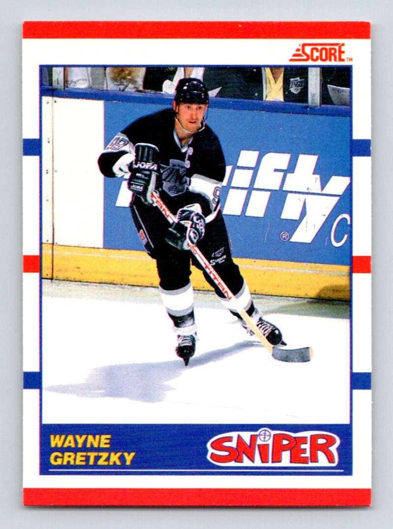 1990-91 Score Canadian Hockey #336 Wayne Gretzky Los Angeles Kings Image 1