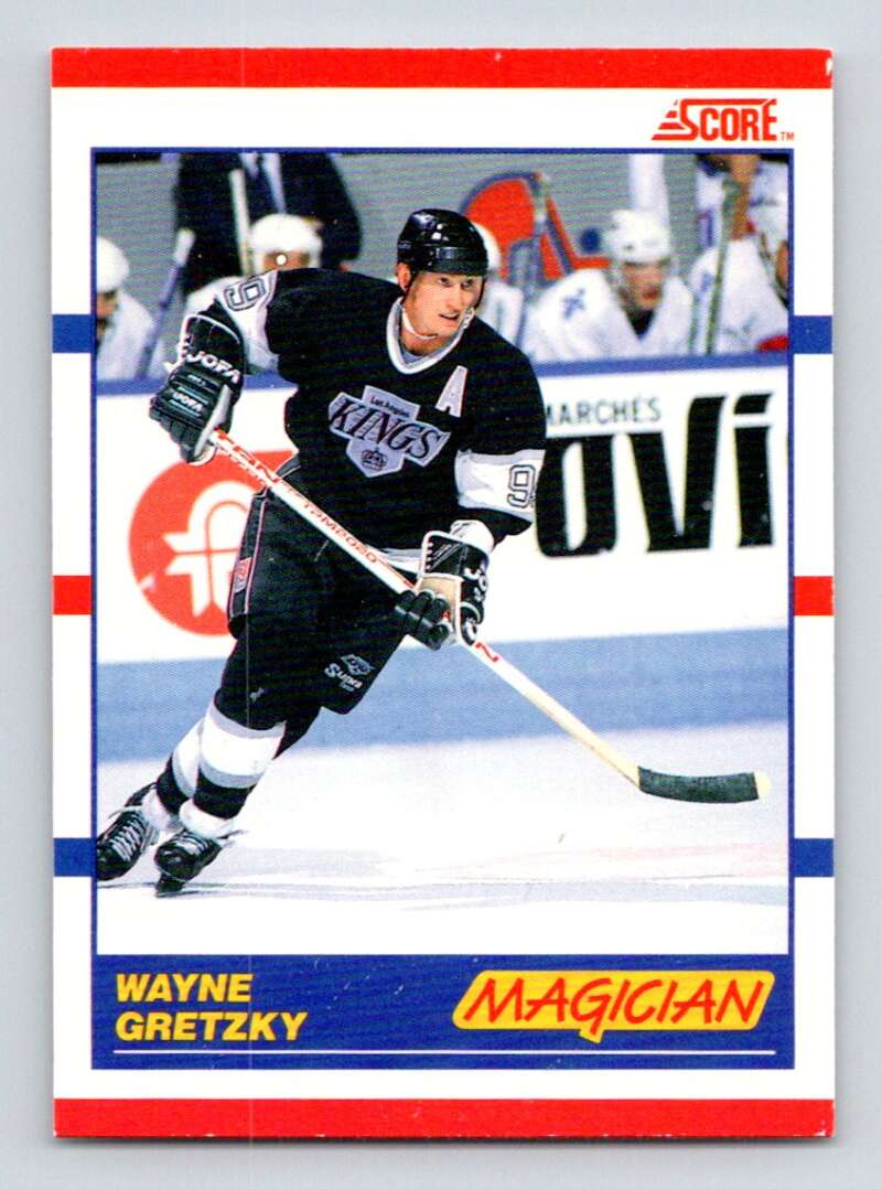 1990-91 Score Canadian Hockey #338 Wayne Gretzky Los Angeles Kings Image 1