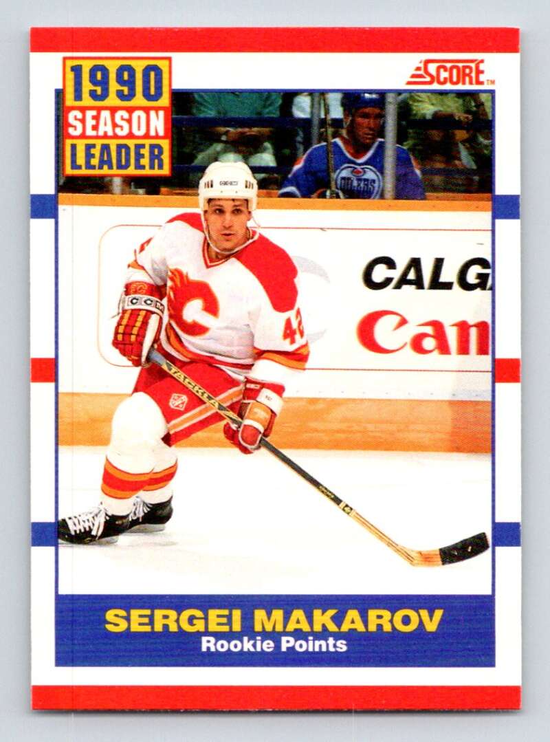 1990-91 Score Canadian Hockey #350 Sergei Makarov Image 1