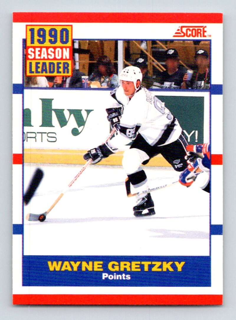 1990-91 Score Canadian Hockey #353 Wayne Gretzky LL Los Angeles Kings Image 1