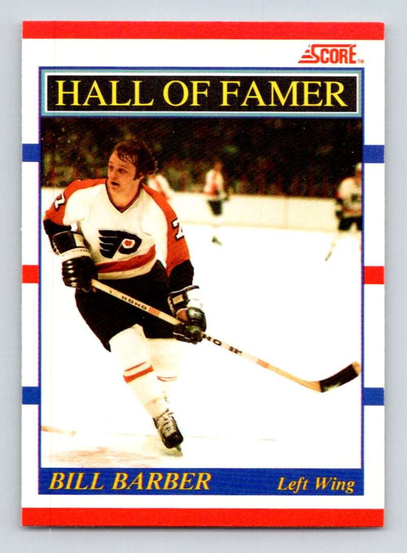 1990-91 Score Canadian Hockey #356 Bill Barber HOF Philadelphia Flyers Image 1