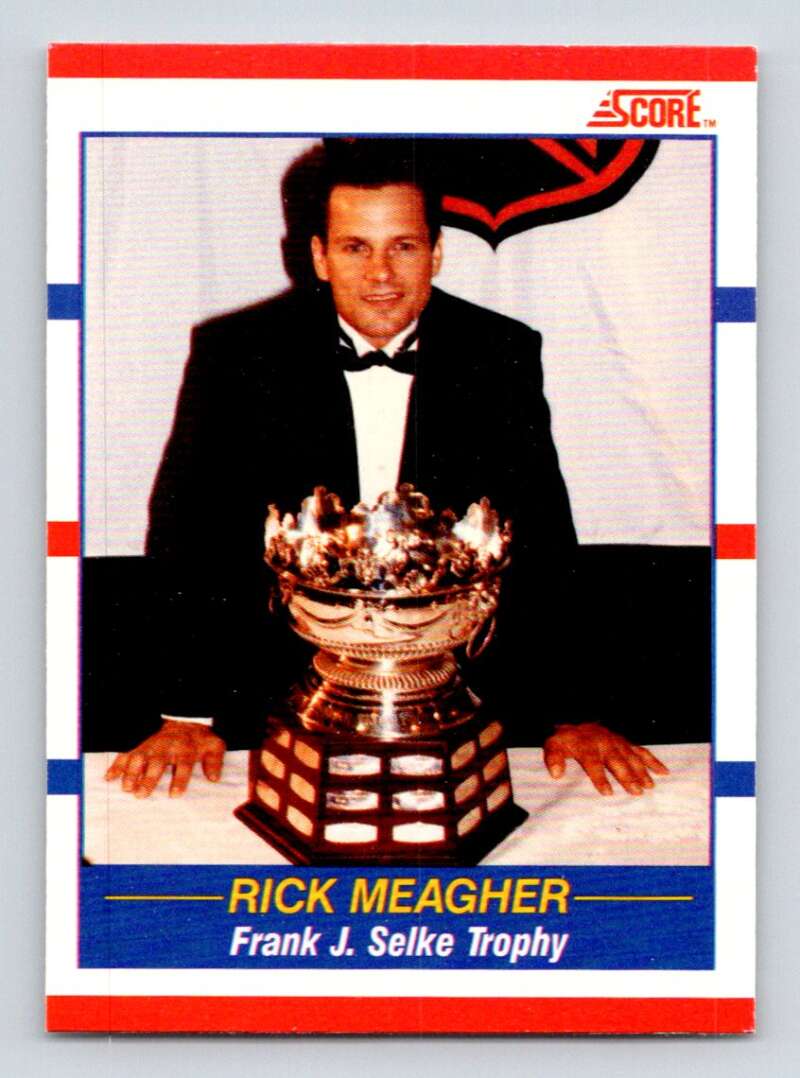 1990-91 Score Canadian Hockey #359 Rick Meagher St. Louis Blues Image 1