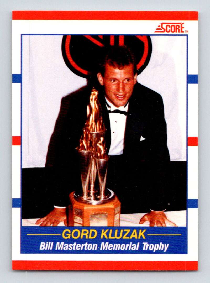 1990-91 Score Canadian Hockey #367 Gord Kluzak Boston Bruins Image 1