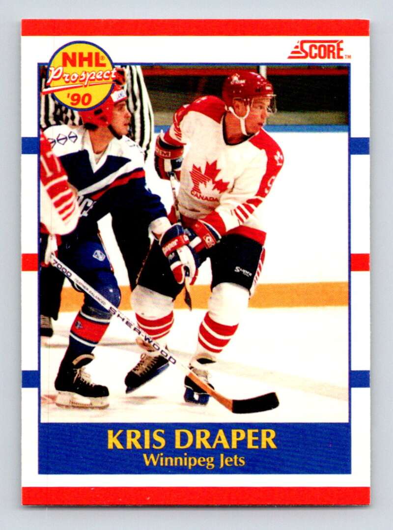 1990-91 Score Canadian Hockey #404 Kris Draper RC Rookie Image 1