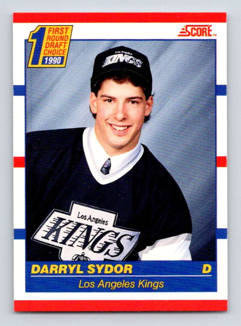 1990-91 Score Canadian Hockey #425 Darryl Sydor RC Rookie Los Angeles Kings Image 1