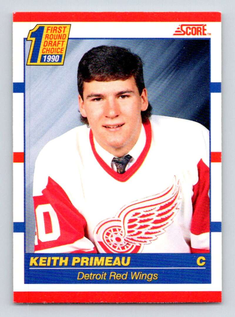 1990-91 Score Canadian Hockey #436 Keith Primeau RC Rookie Detroit Red Wings Image 1