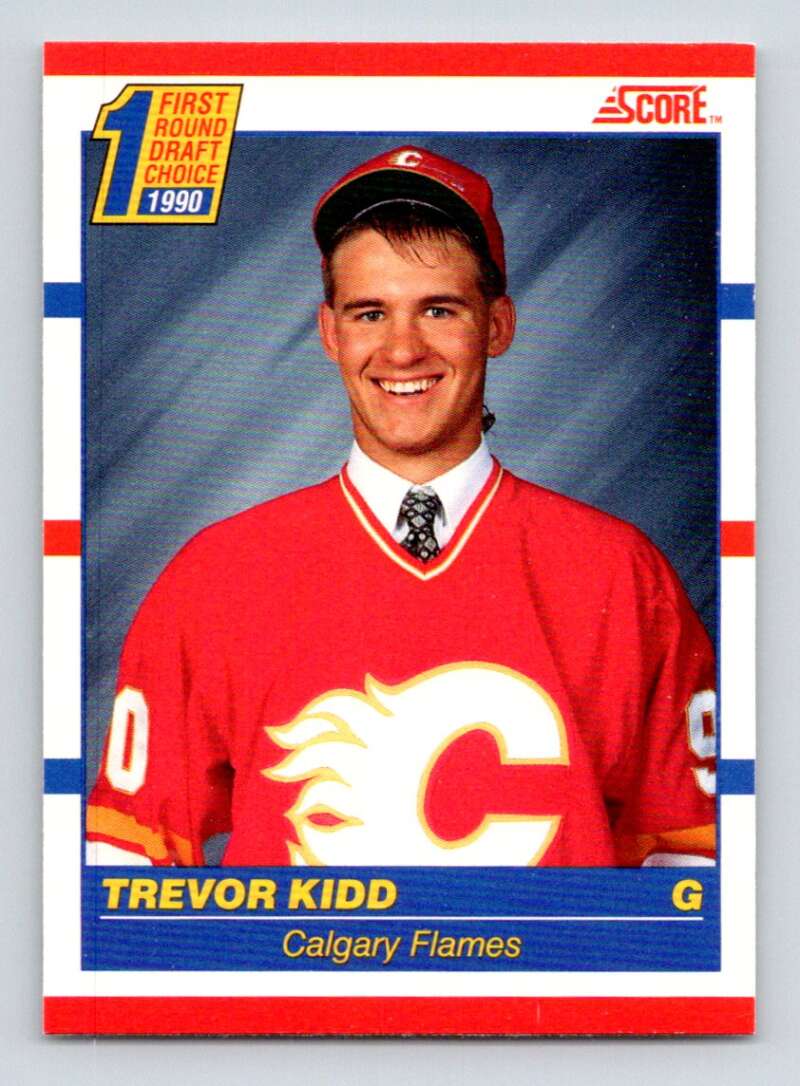 1990-91 Score Canadian Hockey #438 Trevor Kidd RC Rookie Image 1