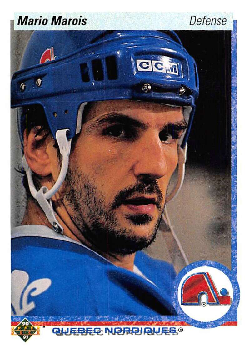 1990-91 Upper Deck Hockey #8 Mario Marois Image 1