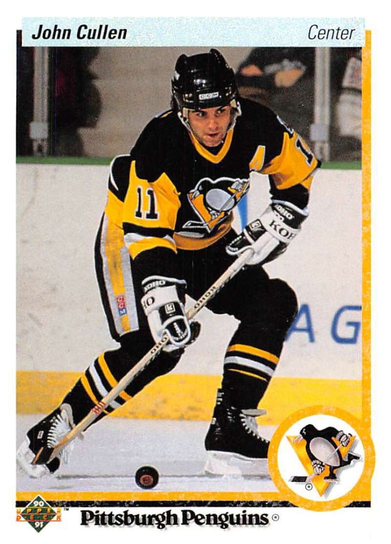 1990-91 Upper Deck Hockey #12 John Cullen Pittsburgh Penguins Image 1