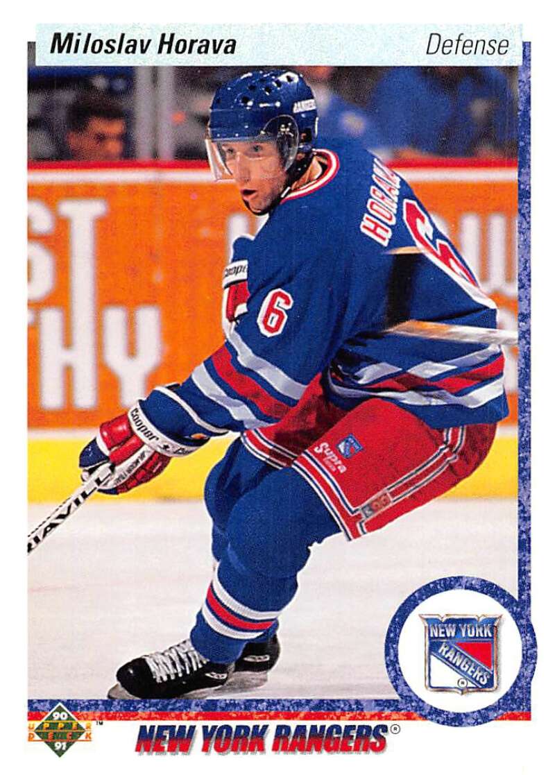 1990-91 Upper Deck Hockey #13 Miloslav Horava New York Rangers Image 1