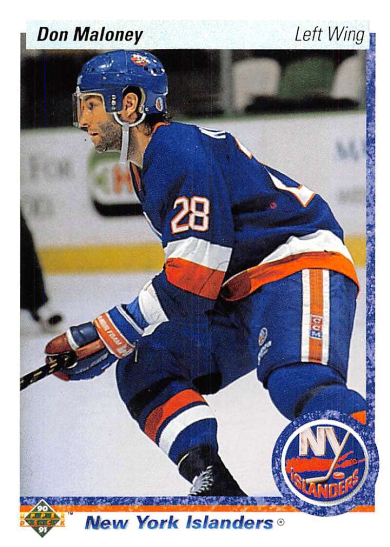 1990-91 Upper Deck Hockey #20 Don Maloney New York Islanders Image 1