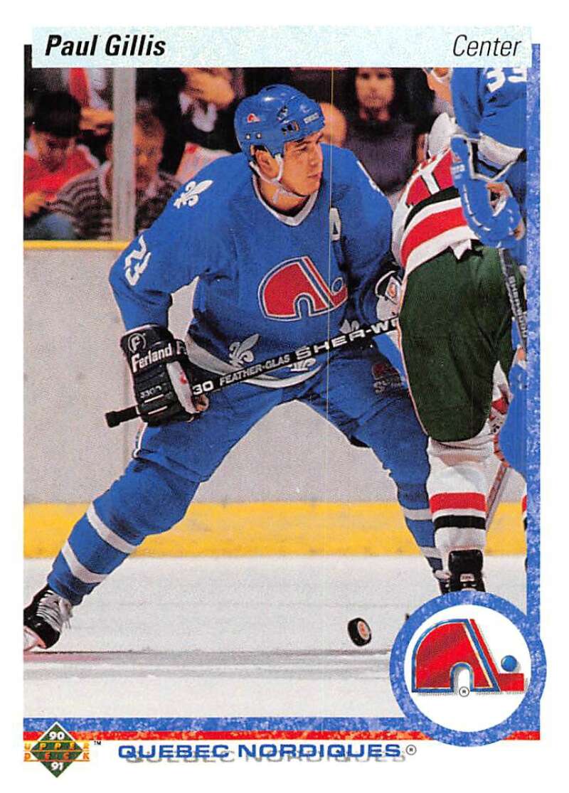 1990-91 Upper Deck Hockey #49 Paul Gillis Image 1