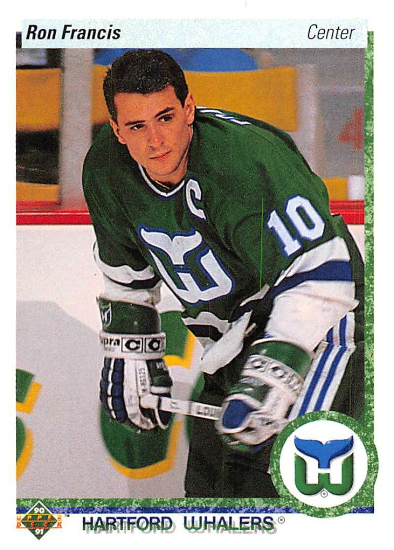 1990-91 Upper Deck Hockey #67 Ron Francis Hartford Whalers Image 1