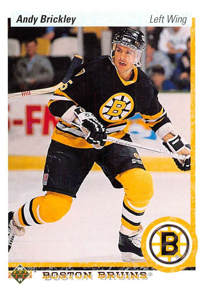 1990-91 Upper Deck Hockey #84 Andy Brickley Image 1