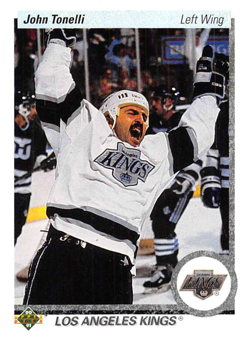 1990-91 Upper Deck Hockey #95 John Tonelli Los Angeles Kings Image 1