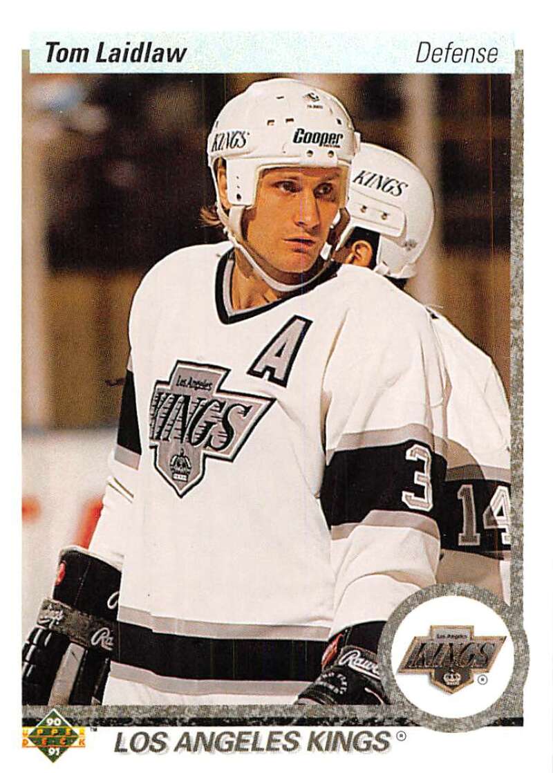 1990-91 Upper Deck Hockey #119 Tom Laidlaw Los Angeles Kings Image 1