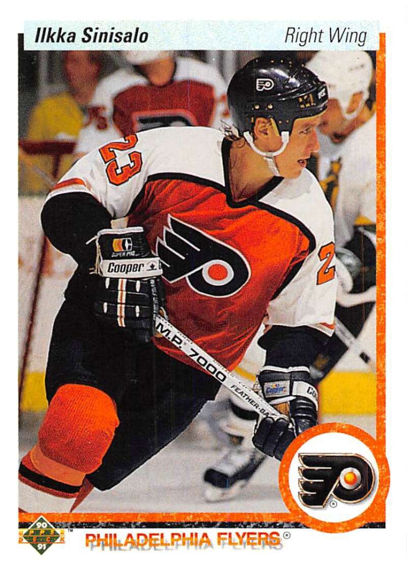 1990-91 Upper Deck Hockey #120 Ilkka Sinisalo Image 1